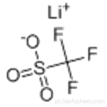 Trifluorometanossulfonato de lítio CAS 33454-82-9